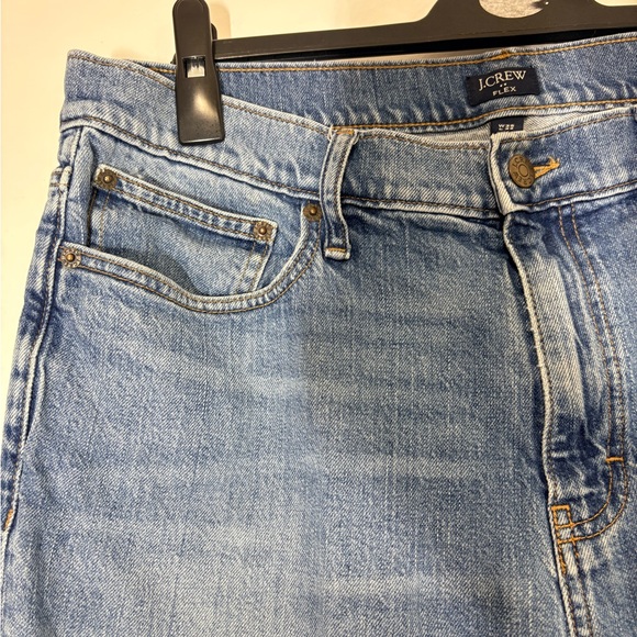 J.Crew Flex Slim Comfy Multipurpose In Medium Tinted Wash Denim Jeans Sz 36x32 - Picture 5 of 10
